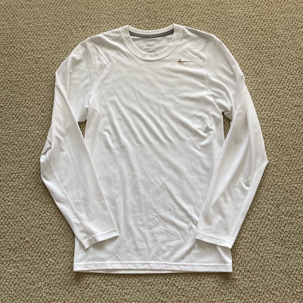 NEW Nike Men’s Texas Longhorns Special Edition White Long Sleeve Dri-FIT XS NWOT